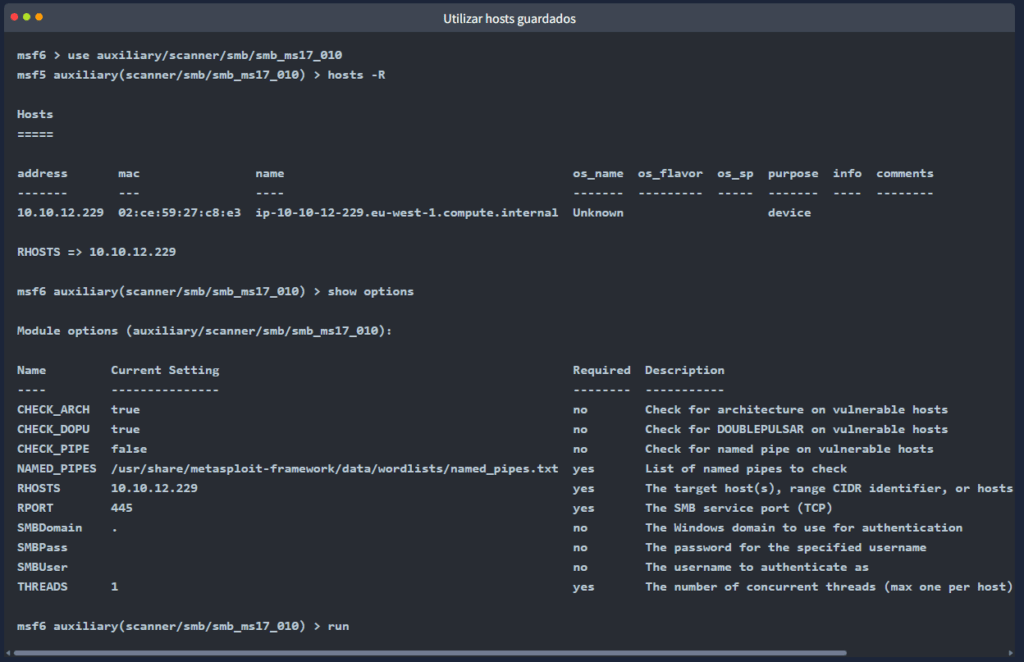 TryHackMe - Metasploit: Exploitation - Laprovittera Carlos